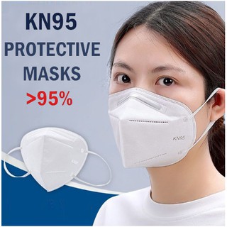KN95 1pc Protection Filtration Cover Anti Dust Pollution Face Mask
