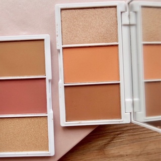 EB ADVANCE FACE TRIO IN SUNSET, ROSY AND FIG (HIGHLIGHTER, BRONZER, BLUSH)