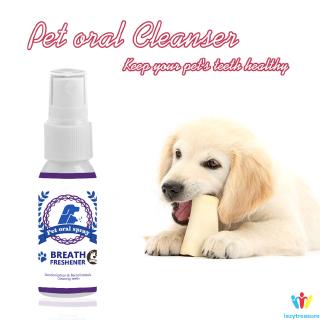 Pet Care Mouthwash Spray Pet Teeth Breath Cleaning Freshener Dog Cats Mouth Spray Care Cleaner