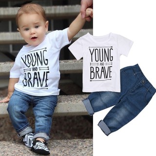 Newborn Toddler Kid Baby Boy Clothes T Shirts Tee Tops (1)