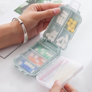 Pill Box Medicine Tablet Holder Organizer Dispenser Sub-use