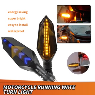Turn Signals Motorcycle Signal light Flowing Water Flashing Led Arrow Blinker Indicator Bendable