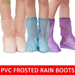 【COD】 Waterproof Shoe Cover Frosted Material Unisex Shoes Protectors Rain Boots for Indoor Outdoor Rainy Days 【Beeu】