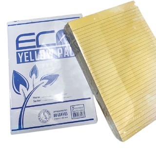 YELLOW PAD 216mm x 330mm 80Leaves PAD high quality Excellent /TRI-GEM /Canary /ECO /FOX (5)