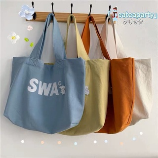 Korea large capacity bag for women shoulder bag canvas tote bag Japanese cute all-match tote bag student bag