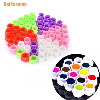 BaiPesmon（@）~100PCS Honeycomb Tattoo Ink Cups Pigment Mixing Pots Disposable Ink Holders