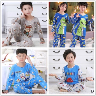 【 DL 】☀️ready stock☀️boy children clothing set 3-13Y boy pyjamas kid's pyjamas 2Pcs/set Children's