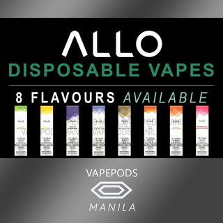 Allo Disposable Vapes - 20mg / 2% Nic Level - 8 Flavors Available!