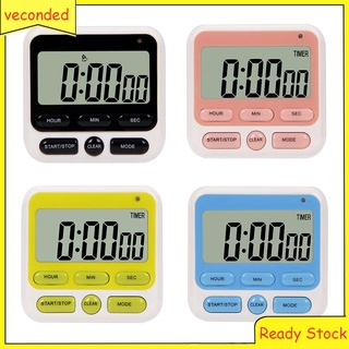 Digital Stopwatch Kitchen Cooking Countdown Timer Alarm Reminder Clock