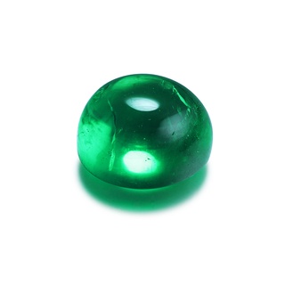 Pirmiana Loose Stone Lab Grown Emerald Columbia Color Round Cabochon Gemstones for Diy Jewelry Makin