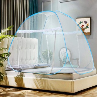 Mosquito Net Indoor Folded for Beds Anti Mosquito Bites Net Tent 1.5m