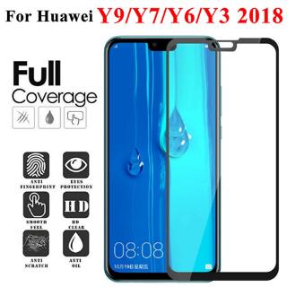 Huawei Y7a Y9s A6s Y9 Y7 Y6 Y5 Y3 Lite Pro Prime 2019 2018 5D 9H Full Cover Tempered Glass Screen Protector