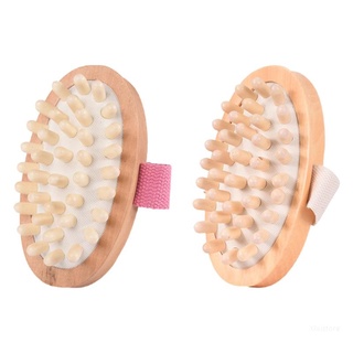 Xixi Wood Massage Circulation Brush for Cellulite and Improved Lymphatic Drainage Shower Bath Massager SPA Skin Brushes