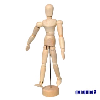 5.5" Drawing Model Wooden Human Male Manikin Blockhead Jointed Mannequin Puppet