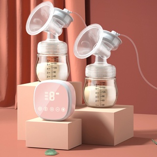 Electric Double Breast Pump Milk Bottle Infant Milk Extractor USB Powered Bottle BPA Free Baby Feeding Single Breast Pum