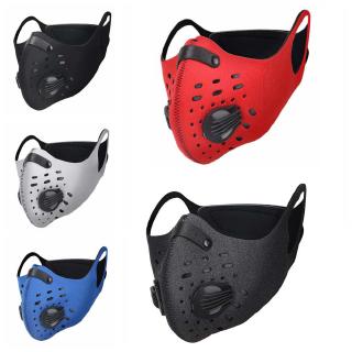 【Local Delivery & COD】Upgrade Version Activated Carbon Motorcycle Bicycle Cycling Ski Half Face Mask