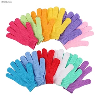 ✣☌Shower Exfoliating Body Bath Scrub Gloves