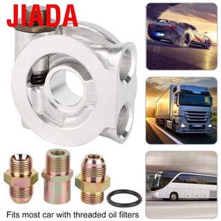 Jiada Oil Filter Adapter Sandwich Plate Thermostat Adaptor AN10 Fittings Cooler■