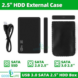 USB 3.0 SATA 2.5" HDD External Case Hard Disk Drive Box SSD Box For Windows/Mac IOS