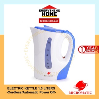 electric kettle✓▼Micromatic Electric Cordless Kettle 1.5 Liters / MCK
