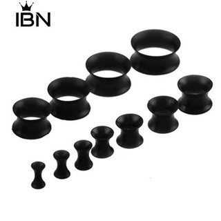 √COD Ibn Silicone Ear Expansion Hollow Gauges Flesh Tunnels Body Piercing Jewelry