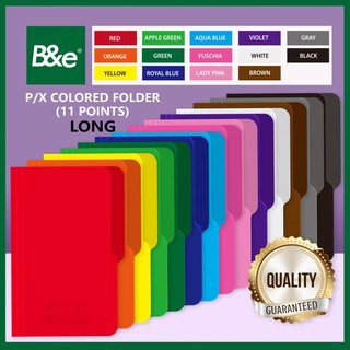 bnesos Stationary Supplies Paper White Folder Long Colored Folder Long 11Points File Folder Long