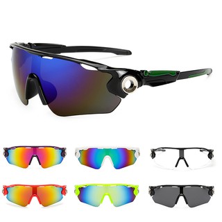 【FH】Cyling glasses Visor Sunglasses Wrap Shield Large Mirror Sun Glasses Half Face Shield Guard Protector ❃❁