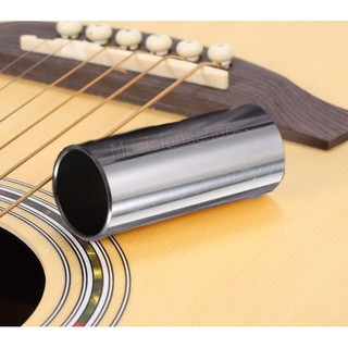 Guitar 1pc 60mm Silver Slide Bar Stainless Steel Metal Finger Fret Slide