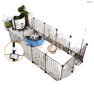 Pets；Pet Accessories■✇Dog Cage Stackable Pet Cat Rabbit Cage DIY Pet Metal Wire Kennel Extendable Pe