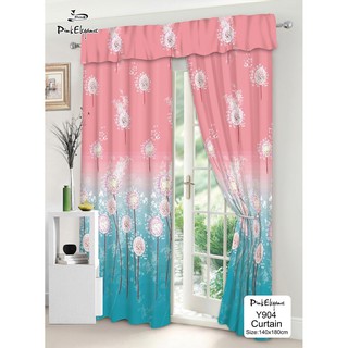Curtain flowers curtain contracted bedroom sitting room adornment shading, bask in curtain