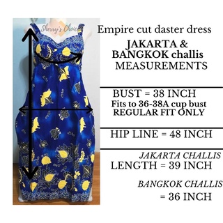 MORE PRINTS Empire cut duster dress Bangkok challis manipis pambahay damit pambuntis small size (2)