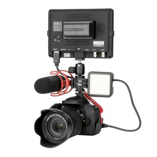 ❤MA-NEW❤Ulanzi Camera 3 Hot Shoe Mount Adapter Mic LED Video Light for DSLR Camera