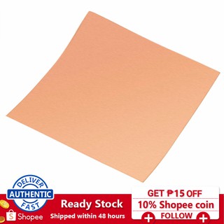 ✨tocawe✨1pc 99.9% Pure Copper Cu Sheet Thin Metal Foil Roll 0.1mm*100mm*100mm