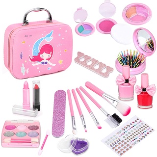 Make Up Toys For Girls Set Make Up Set For Kids Non Toxic Make Up Bag Toy Set Birthday Gift