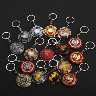 DC Marvel Anime Avengers Disney Iron Man/Super man/Batman Car Key Chain Key Ring Metal Keychain