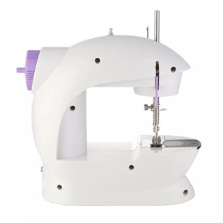Sewing Machine with Foot Pedal (White/Lavender) (3)