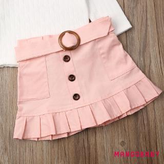 ♬MG♪-Newborn Baby Girl Boy Knitted Long Sleeve Tops Skirt (8)