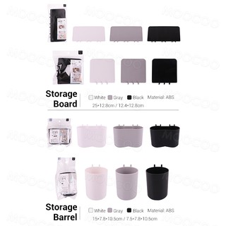 【Buy 3 Mainboards Get 1 Accessory】DIY Splice Plastic Hole Board Household Kitchen Storage Board Wall-Mounted Storage Hook (8)
