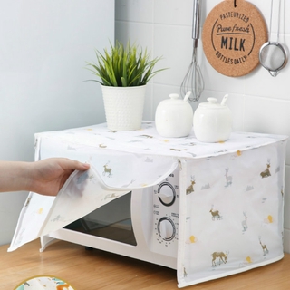 All-inclusive Microwave Oven Cover Dust Cover Universal Kitchen Oven Cover Nordic Style Household Waterproof and Oil-proof