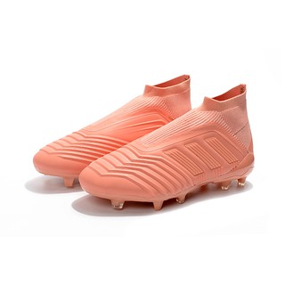 Send a bag】Pink adidas PP Predator 18.1 FG39-45 Soccer Shoes (1)