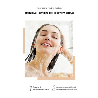 Ginger shampoo refreshing oil control soft Ginger Scalp Treatment Anti-Hair Loss hair grower (8)