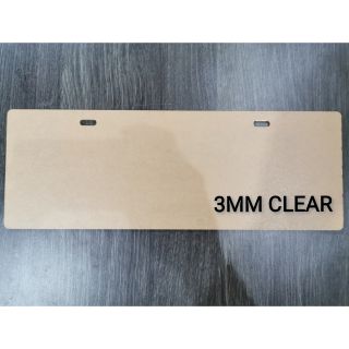 (2 PIECES) ACRYLIC PLATE PH standard plate ( clear ) 3mm