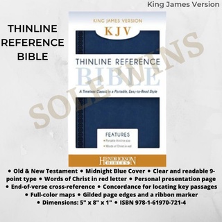 SOLEWINSPH KJV Thinline Reference Bible FREE BIBLE COVER