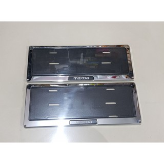 MAZDA License Plate Deflector Plate Holder