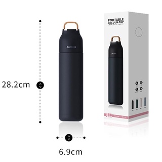 ▨ↂ500ml Stainles Steel Water Bottle Thermos Insulated Water Bottle Portable Stainless Steel Vacuum B
