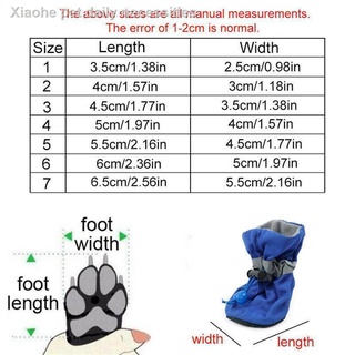 ❀✤✴4Pcs Pet Dog Shoes Care Waterproof Shoes Anti Slip Shoes To Protect Pet Cat and Dog Rain Shoes Bo