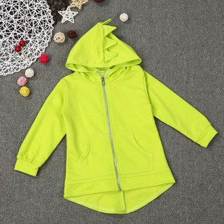 【Ready Stock】☼✈Children's Kid Baby Outerwear Jacket Dinosaur Style Hooded Headwear Coat Clothes