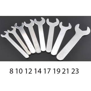 8pcs/set single open wrench 8/10/12/14/17/19/21/23 size