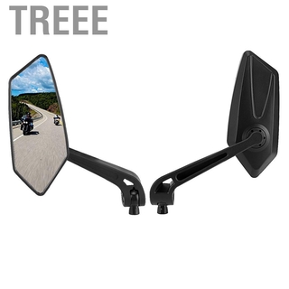 Treee 2Pcs Universal Motorcycle Motorbike Modified Side Rearview Rear View Mirrors CM