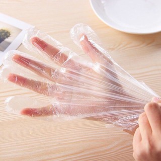 100 Pcs Disposable Plastic Gloves Food Handling Safety Gloves Cleaning Gloves (3)